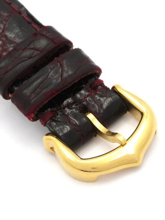 Cartier Must Colisee Vermeil W1000653 0***** 5***** Bordeaux Wrist Watch main image 4